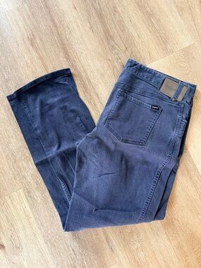 Brixton Men's Straight Jeans in Dark Navy